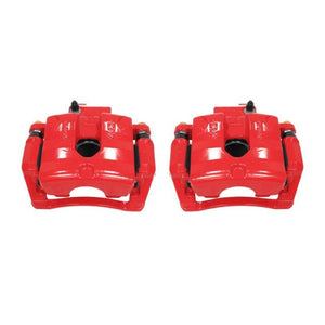 Power Stop 10-11 Cadillac SRX Rear Red Calipers w/Brackets - Pair