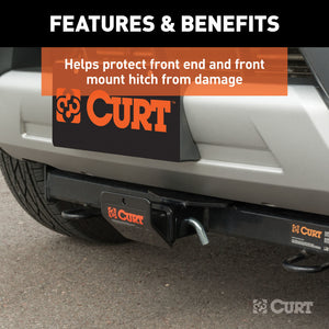 Curt Hitch-Mounted Skid Shield (Fits 2in Receiver)