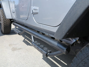 RBP RX-7 Step Bars 07-17 Jeep Wrangler JK (4-Door) - Black