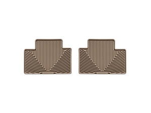 WeatherTech 05-13 Toyota Tacoma Crew Cab Rear Rubber Mats - Tan