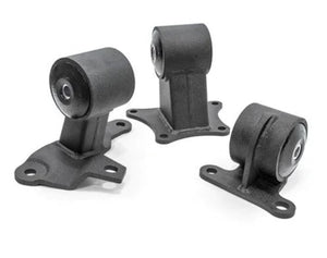 Innovative 90-93 Accord H/F Series Black Steel Mounts 75A Bushings (Auto EX to Manual 94-01 Trans)