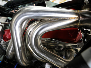 aFe Twisted 304SS Header 2020 Chevy Corvette (C8) 6.2L V8 - Brushed