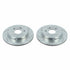 Power Stop 19-20 Chevrolet Silverado 1500 Rear Evolution Drilled & Slotted Rotors - Pair