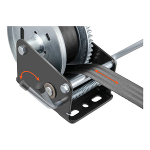 Curt Hand Winch (1700lbs 8in Handle)