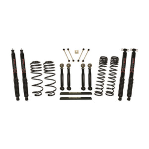 Skyjacker 03-06 Jeep TJ 4in D-Rate Long Travel Kit w/ Adj. FR/RR Lower Flex Links/Black Max Shocks