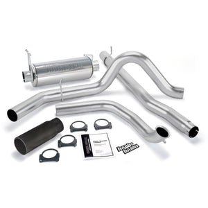 Banks Power 99-03 Ford 7.3L Monster Exhaust System - SS Single Exhaust w/ Black Tip