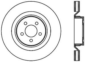 StopTech SportStop 06-09 Chrysler SRT-8 Front Left Drilled & Slotted Rotor