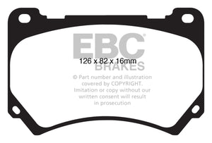 EBC 11+ Hyundai Equus 4.6 Ultimax2 Front Brake Pads