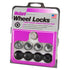 McGard Wheel Lock Nut Set - 4pk. (Under Hub Cap / Radius Seat) M14X1.5 / 19mm Hex / .890in. L w/Caps