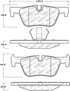 StopTech Street Select Brake Pads w/Hardware - Rear