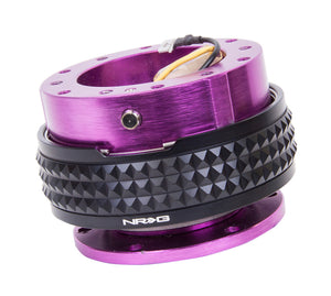 NRG Quick Release Kit - Pyramid Edition - Purple Body / Black Pyramid Ring