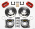 Wilwood Dynapro Low-Profile 11.00in P-Brake Kit - Red Chevy 12 Bolt Spcl 2.81in Off Stag Mount