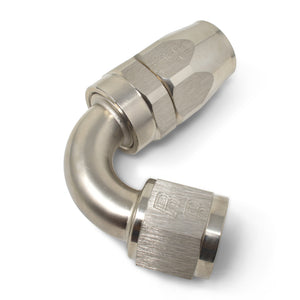 Russell Performance -6 AN Endura 120 Degree Full Flow Swivel Hose End (With 9/16in Radius)