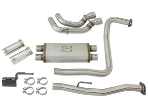 aFe Rebel Series 3in SS Cat-Back Exhaust System w/ Polished Tip 04-15 Nissan Titan V8 5.6L