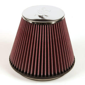 K&N Round Tapered Universal Air Filter 6in Flange ID x 7.5in Base OD x 4.5in Top OD x 6in H