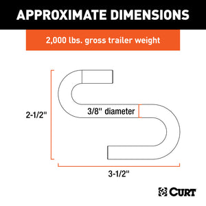 Curt Certified 3/8in S-Hook (2000lbs)