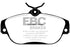EBC 91-93 Volvo 740 2.3 (ABS) (Girling) Greenstuff Front Brake Pads