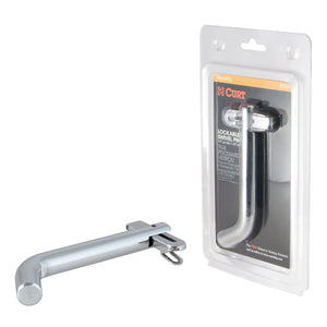 Curt 1/2in Swivel Hitch Pin (1-1/4in Receiver Chrome Packaged)