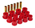 Prothane 81-87 GM Rear Spring & Shackle Bushings (w/ 1 3/8in Bushings) - Red