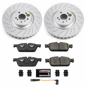 Power Stop 12-14 Mercedes-Benz ML550 Front Z23 Coated Brake Kit