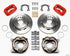 Wilwood Forged Dynalite P/S Park Brake Kit Red Ford 8.8 Special w/2.50in Offset-5 Lug