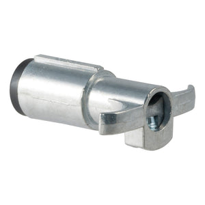 Curt 6-Way Round Connector Plug (Trailer Side Diecast Metal)