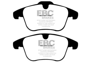 EBC 11+ Volvo S60 2.5 Turbo T5 (300mm Front Rotors) Redstuff Front Brake Pads