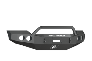 Road Armor 11-16 Ford F-250 Stealth Front Winch Bumper w/Pre-Runner Guard - Tex Blk