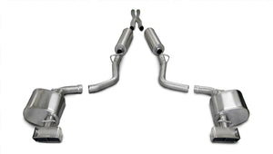 Corsa 2009-2010 Dodge Challenger R/T 5.7L V8 Manual Polished Xtreme Cat-Back Exhaust