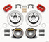 Wilwood Dynapro Lug Mount P/S Park Brake Kit Red Small Ford 2.36in Off Bronco 5 x 5.50