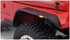 Bushwacker 87-95 Jeep Wrangler Flat Style Flares 2pc Excludes Renegade - Black