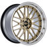 BBS LM 20x10.5 5x114.3 ET20 CB66 Gold Center Diamond Cut Lip Wheel