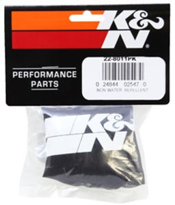 K&N Precharger Air Filter Wrap Black Universal 4in. Height 4in. Inside Diameter