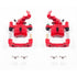 Power Stop 90-93 Mazda Miata Rear Red Calipers w/Brackets - Pair