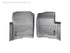 WeatherTech 04-08 Ford F150 Regular Cab Front FloorLiner - Grey