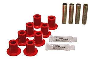 Energy Suspension Leaf Spring Bushing Set - Red