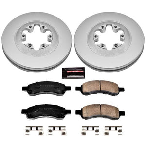 Power Stop 09-12 Chevrolet Colorado Front Z17 Evolution Geomet Coated Brake Kit