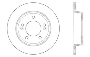 StopTech 15-17 Hyundai Elantra Drilled Rear Left Rotor