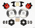 Wilwood Combination Parking Brake Rear Kit 11.00in Red Civic / Integra Drum 2.46 Hub Offset