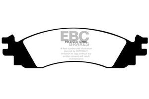 EBC 06-10 Ford Explorer 4.0 2WD Ultimax2 Front Brake Pads