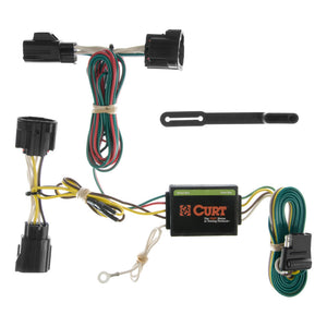 Curt 06-10 Jeep Commander Custom Wiring Harness (4-Way Flat Output)