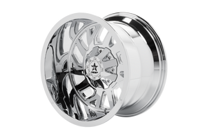 RBP 65R Glock 20x12 5x127/139.7 BP / 4.75 BS -44mm Offset 78mm CB (Hub Centric) Chrome Wheel