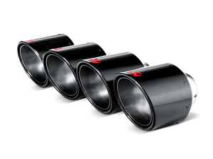 Akrapovic 06-13 Chevrolet Corvette ZO6/ZR1 (C6) Tail Pipe Set (Carbon 115 mm)