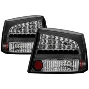 Spyder Dodge Charger 06-08 LED Tail Lights Black ALT-YD-DCH05-LED-BK