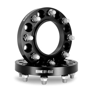 Mishimoto Borne Off-Road Wheel Spacers 8x180 124.1 25 M14 Black