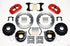Wilwood Narrow Superlite 4R Rear P-Brk Kit 12.88in Red Small Ford 2.66in Offset