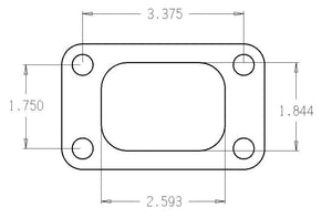 Cometic Turbo FLG T3/T4 Turbine Inlet Exhaust Gasket