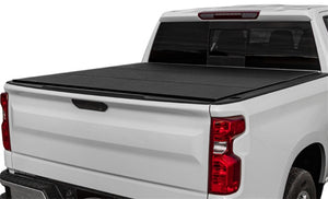 Access LOMAX Tri-Fold Cover Black Urethane Finish 2020 Jeep Gladiator - 5ft Bed (w/ Trail Rail)