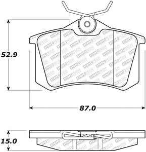 StopTech Street Select Brake Pads - Rear