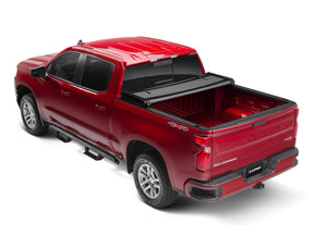 Lund 99-07 Chevy Silverado 1500 (8ft. Bed) Genesis Elite Tri-Fold Tonneau Cover - Black